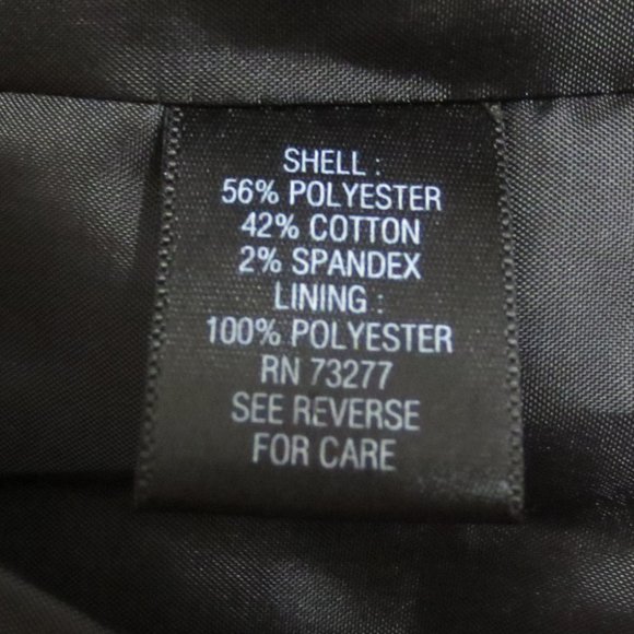 Apt.9 Blazer Suit Jacket in Multi-tone Gray Cotton Blend Classic Tailored Size 6 - Picture 6 of 8